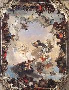 Giambattista Tiepolo Allegory of the Planets and Continents oil painting